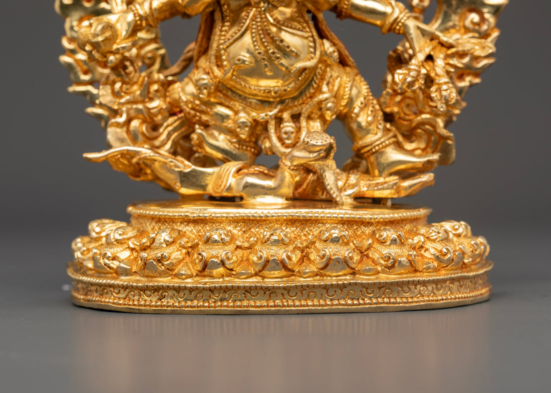 Embracing Wisdom and Protection: The Six-Armed White Mahakala