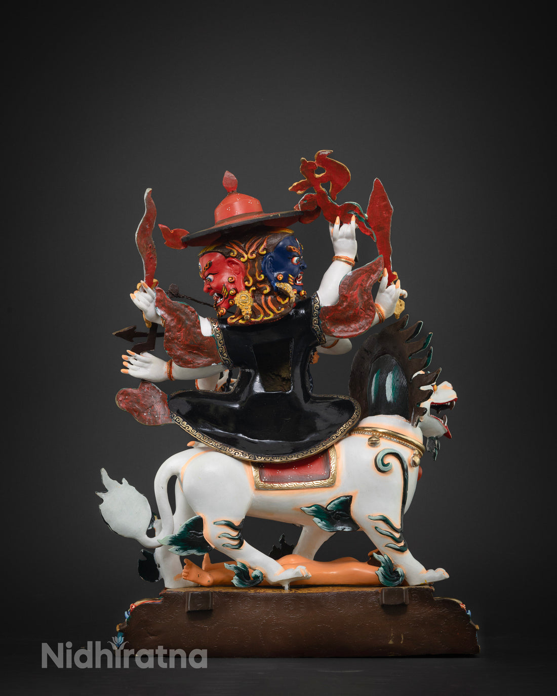 Large Sized Pehar Gyalpo Statue : The Mighty Protector of Dharma