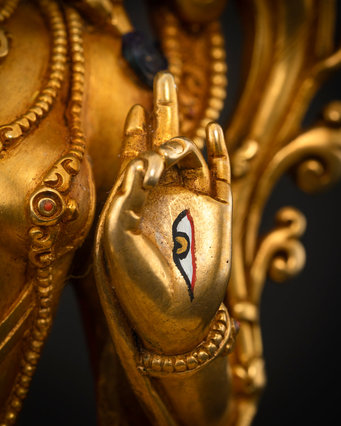 Gilded Blessings: White Tara – The Goddess of Everlasting Life