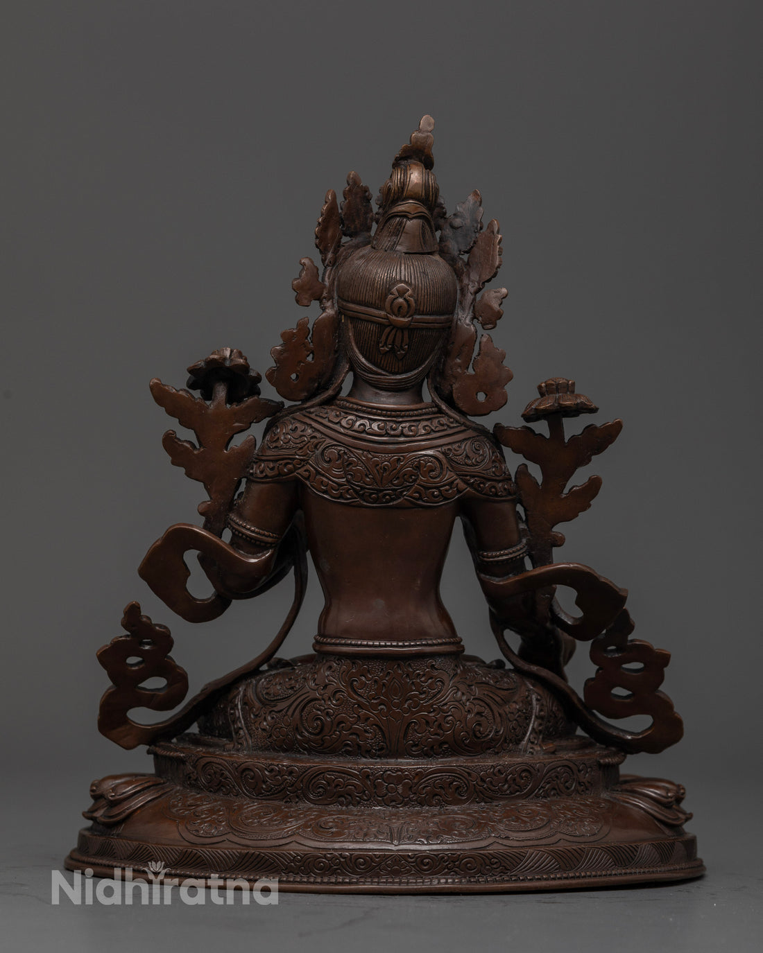 Oxidized White Tara: A Handcrafted Icon of Healing and Compassion