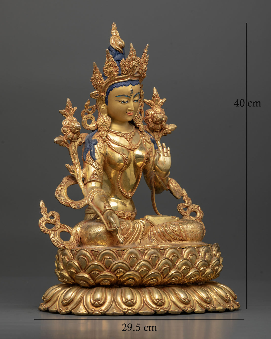 White Tara Statue for Compassion & Immortality