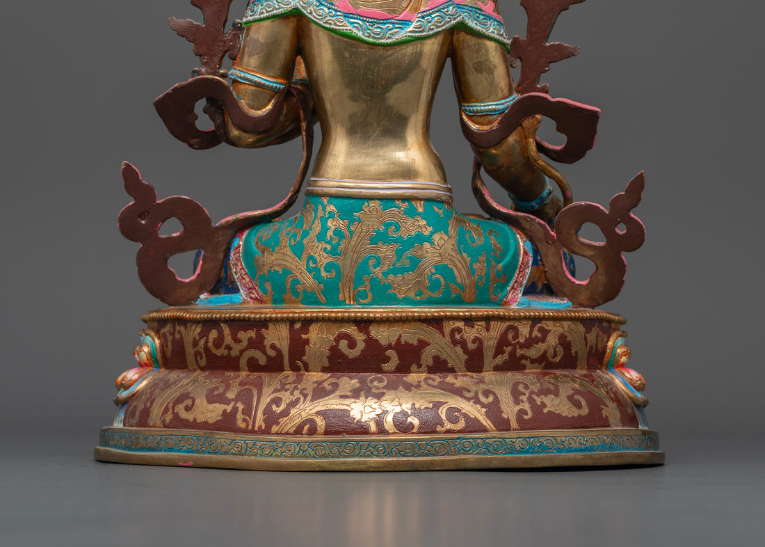 The Radiant White Tara: A Beacon of Peace in Colors