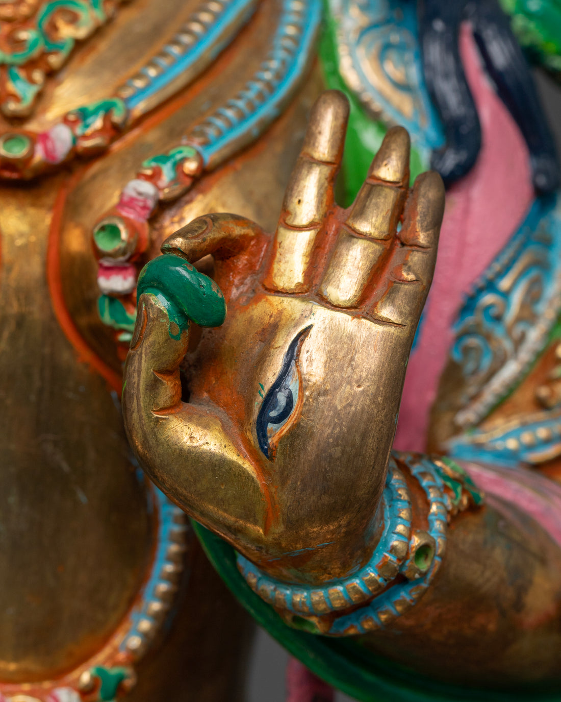 The Radiant White Tara: A Beacon of Peace in Colors