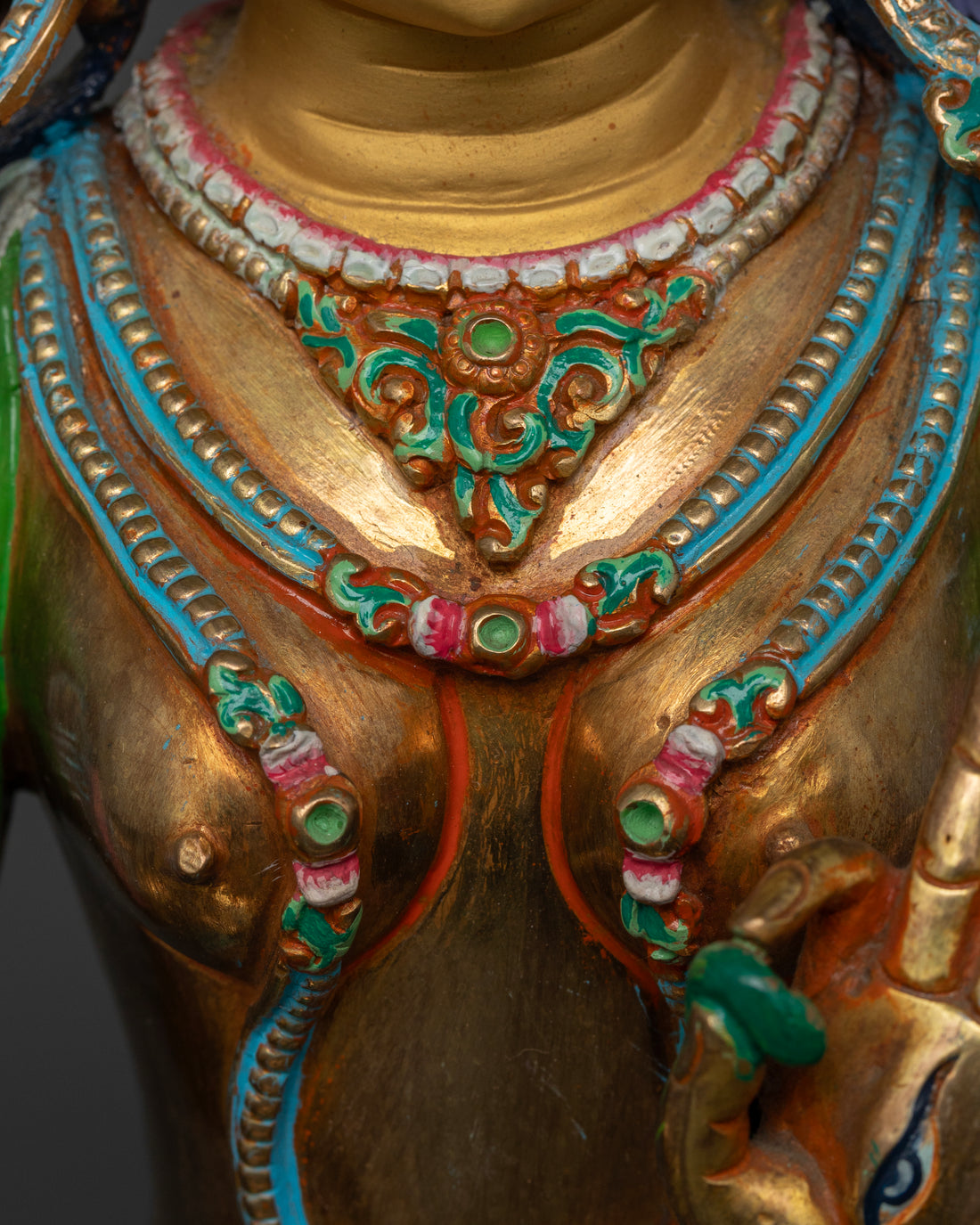 The Radiant White Tara: A Beacon of Peace in Colors