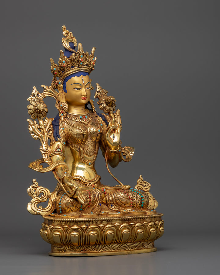 White Tara Statue: Sacred Art for Tranquility and Longevity