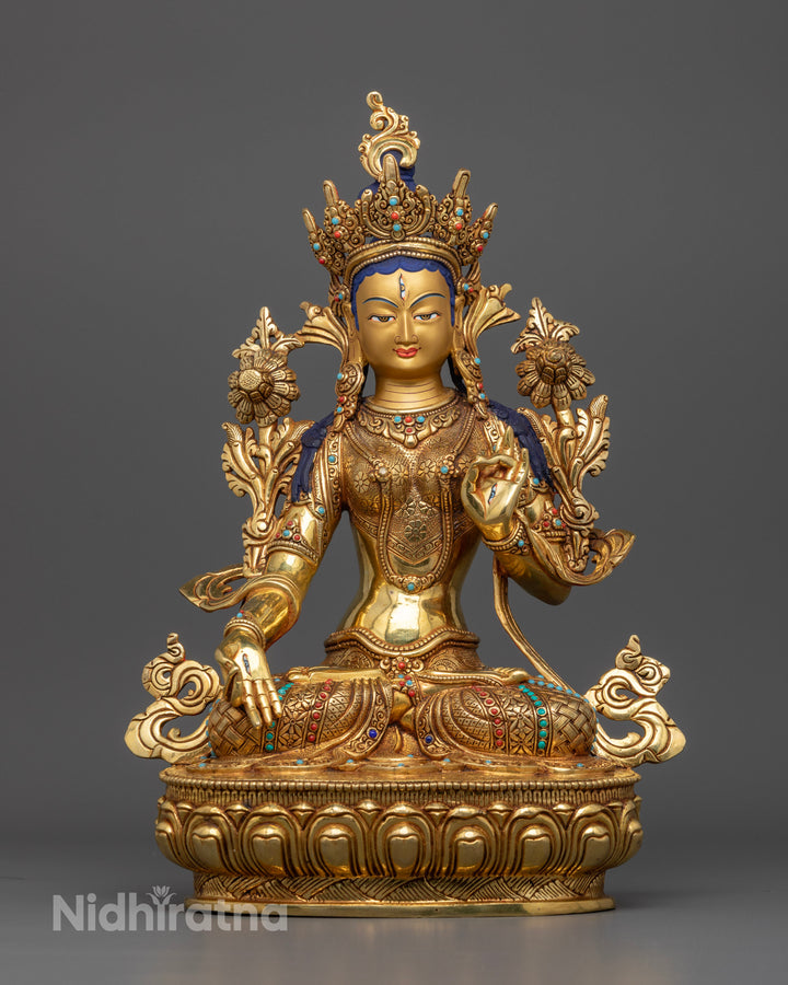 White Tara Statue: Sacred Art for Tranquility and Longevity