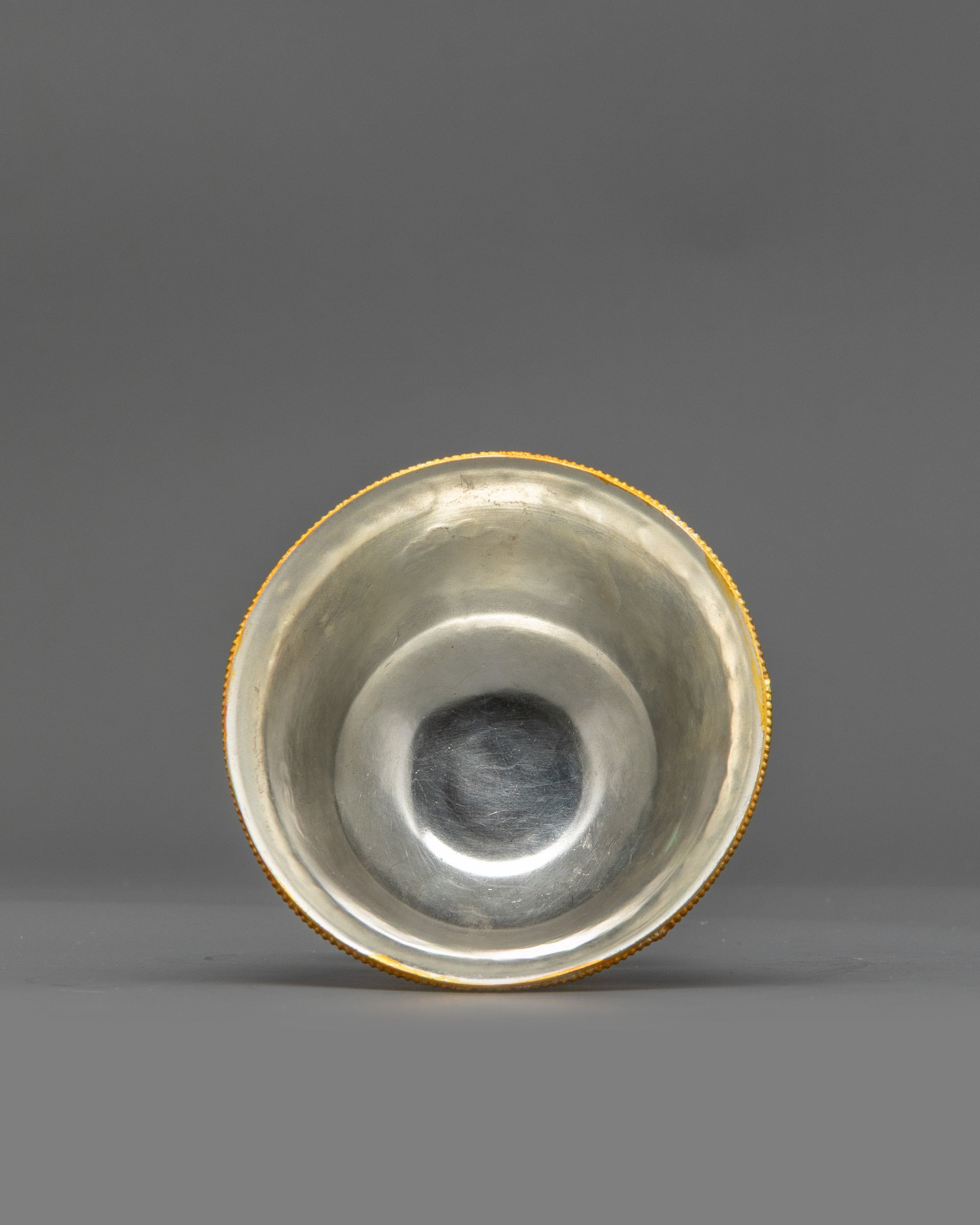 Silver-Plated Water Offering Bowl | Buddhist Altars & Spiritual Ceremonies