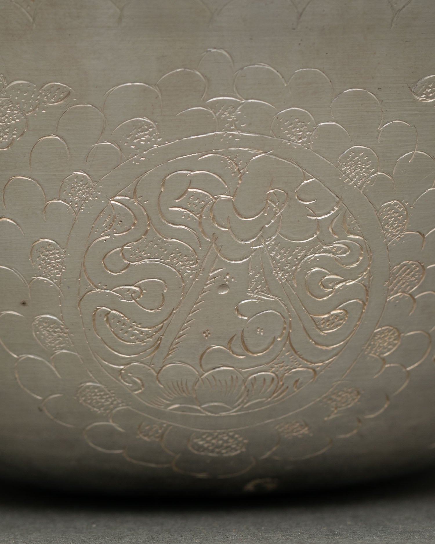 Pure Silver Water Offering Bowl for Daily Ritual Practices