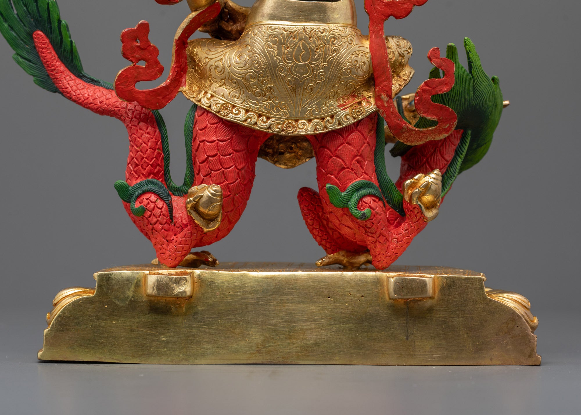 White Dzambhala Sculpture | Enlightened Protector of Wealth