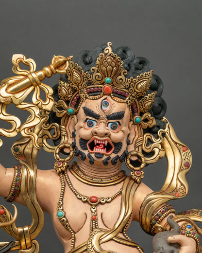 White Dzambhala Statue