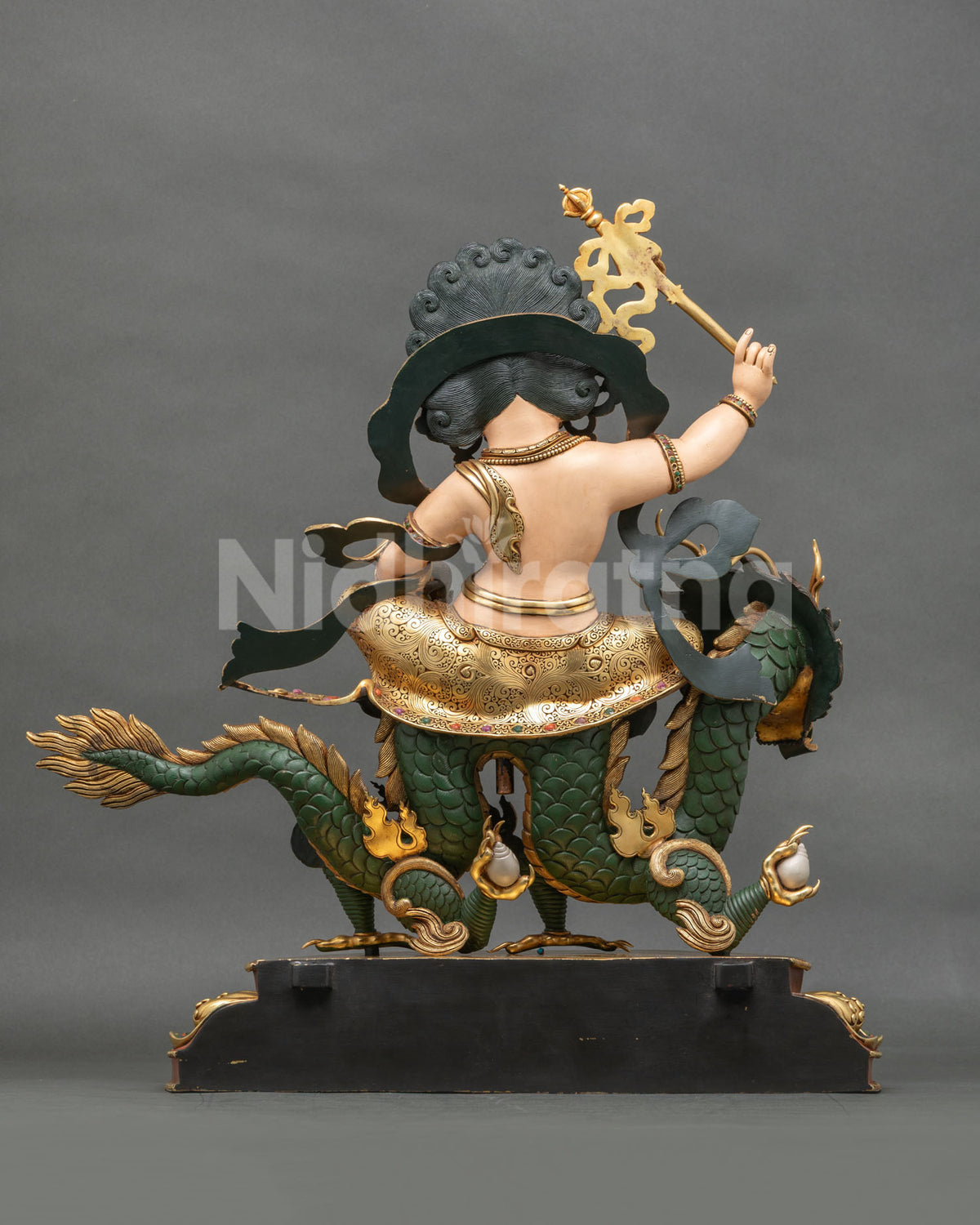 White Dzambhala Statue