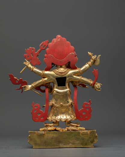 White Mahakala Statue: Spiritual Protection and Harmony