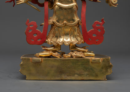 White Mahakala Statue: Spiritual Protection and Harmony
