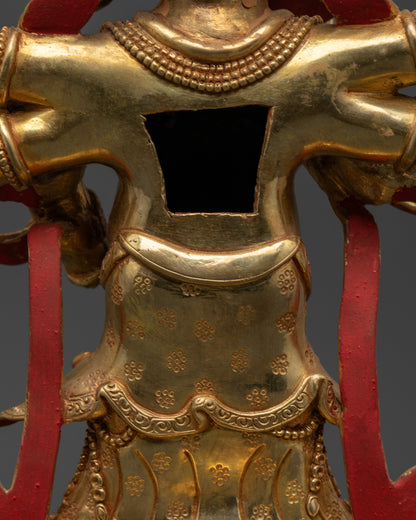 White Mahakala Statue: Spiritual Protection and Harmony