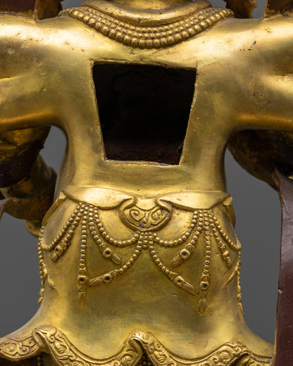 White Mahakala Statue | A Great Protector in Vajrayana Buddhism