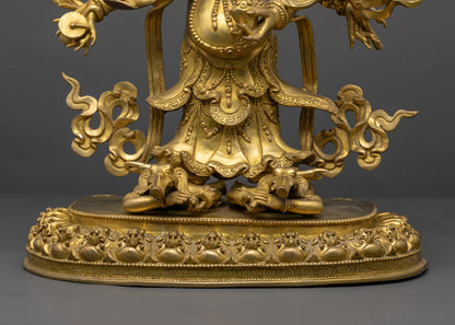 White Mahakala Statue | A Great Protector in Vajrayana Buddhism