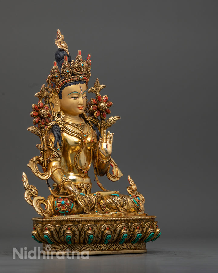 White Tara Statue | Himalayan Sacred Art