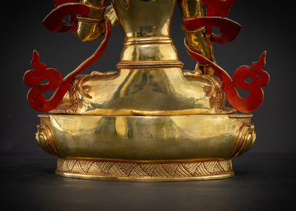 Buddhist White Tara Statue | Handcrafted in Nepal