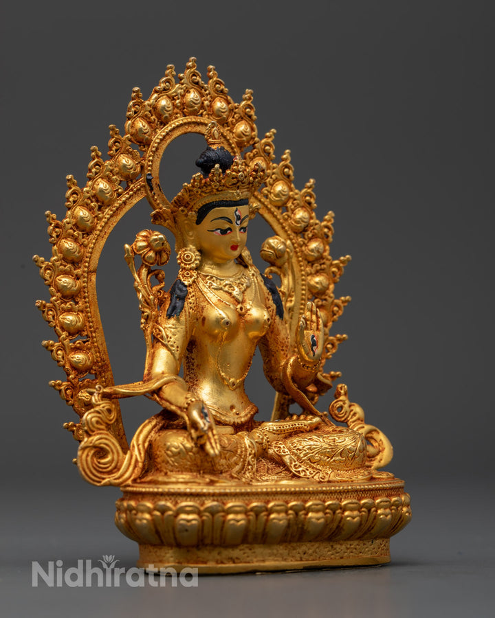 White Tara Statue: Invoke the Goddess of Longevity