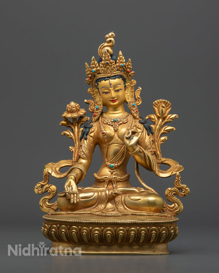 White Tara Statue: Buddhist Goddess of Compassion