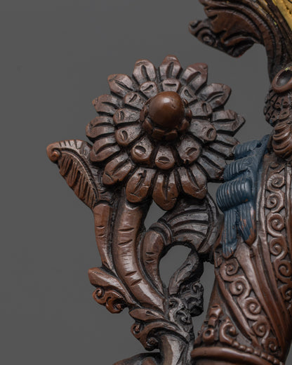 Handcrafted White Tara Statue | The Seven-Eyed Goddess