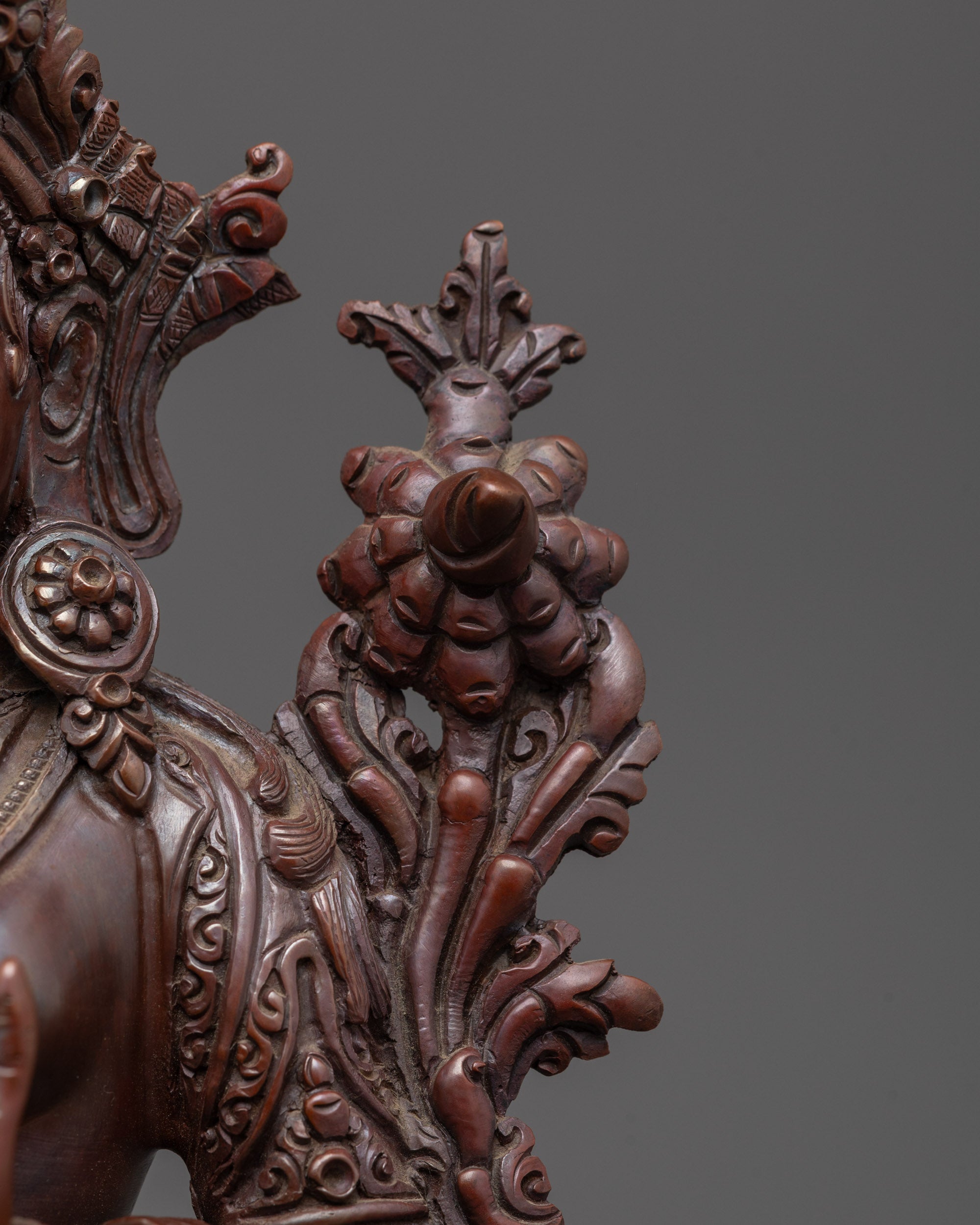 Traditional White Tara Sculpture | Oxidized Tibetan Statue