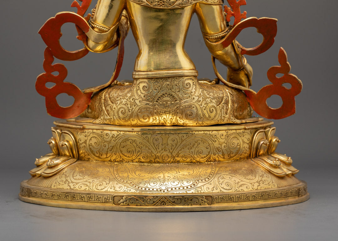 Divine White Tara Statue | Handcrafted Spiritual Home Decor