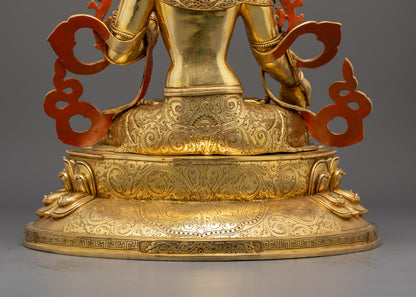 Divine White Tara Statue | Handcrafted Spiritual Home Decor