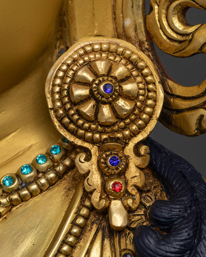 Handcrafted White Tara Statue from Nepal