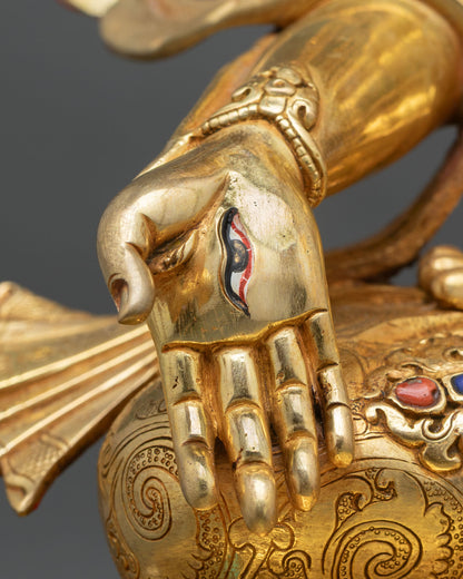 White Tara Buddhist Statue – Traditional Himalayan Spiritual Decor