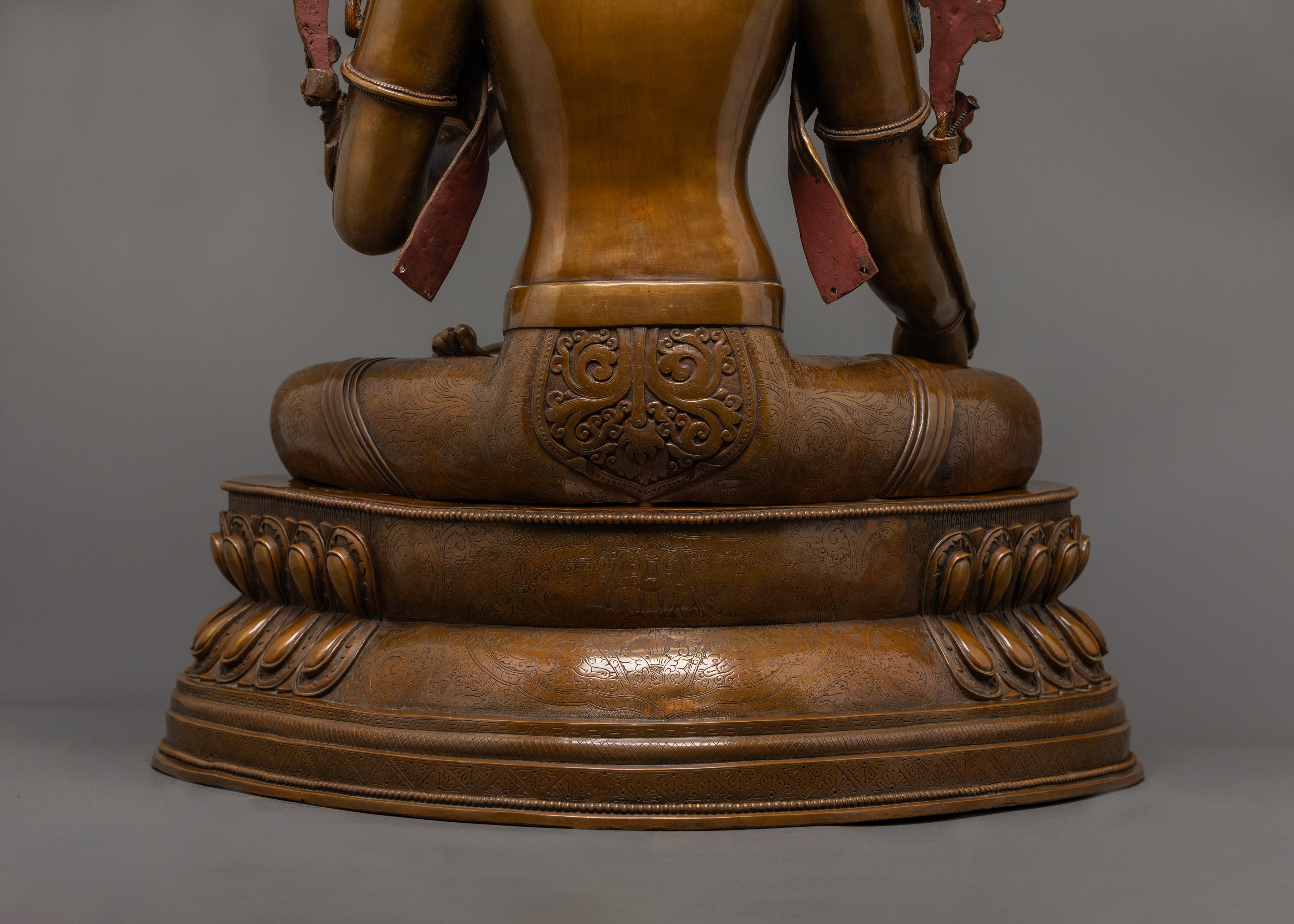 Saptalochana White Tara Statue | Rare Buddhist Art from Nepal