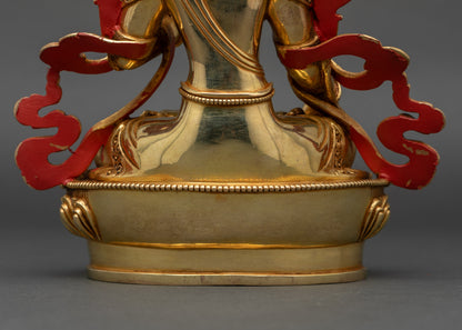 White Tara Sculpture | Tibetan Buddhist Spiritual Artwork