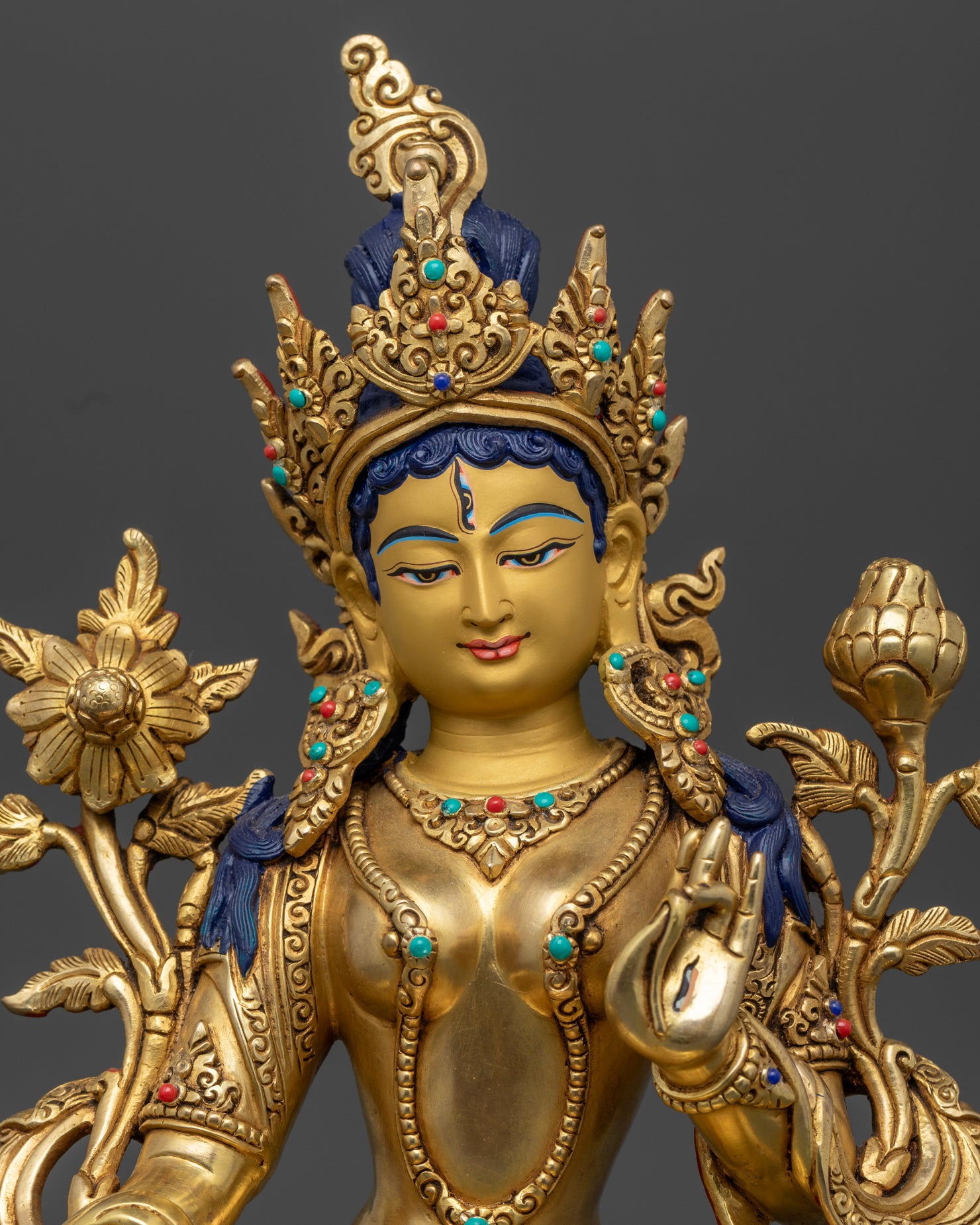 White Tara Statue | Handmade Spiritual Art