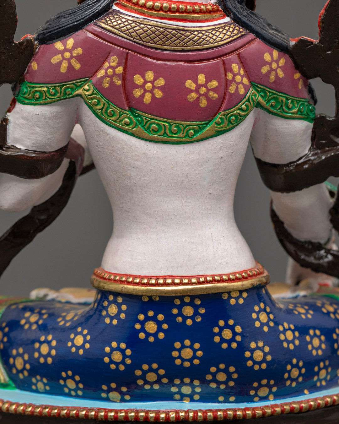 Sacred White Tara Sculpture | Traditional Buddhist Statue