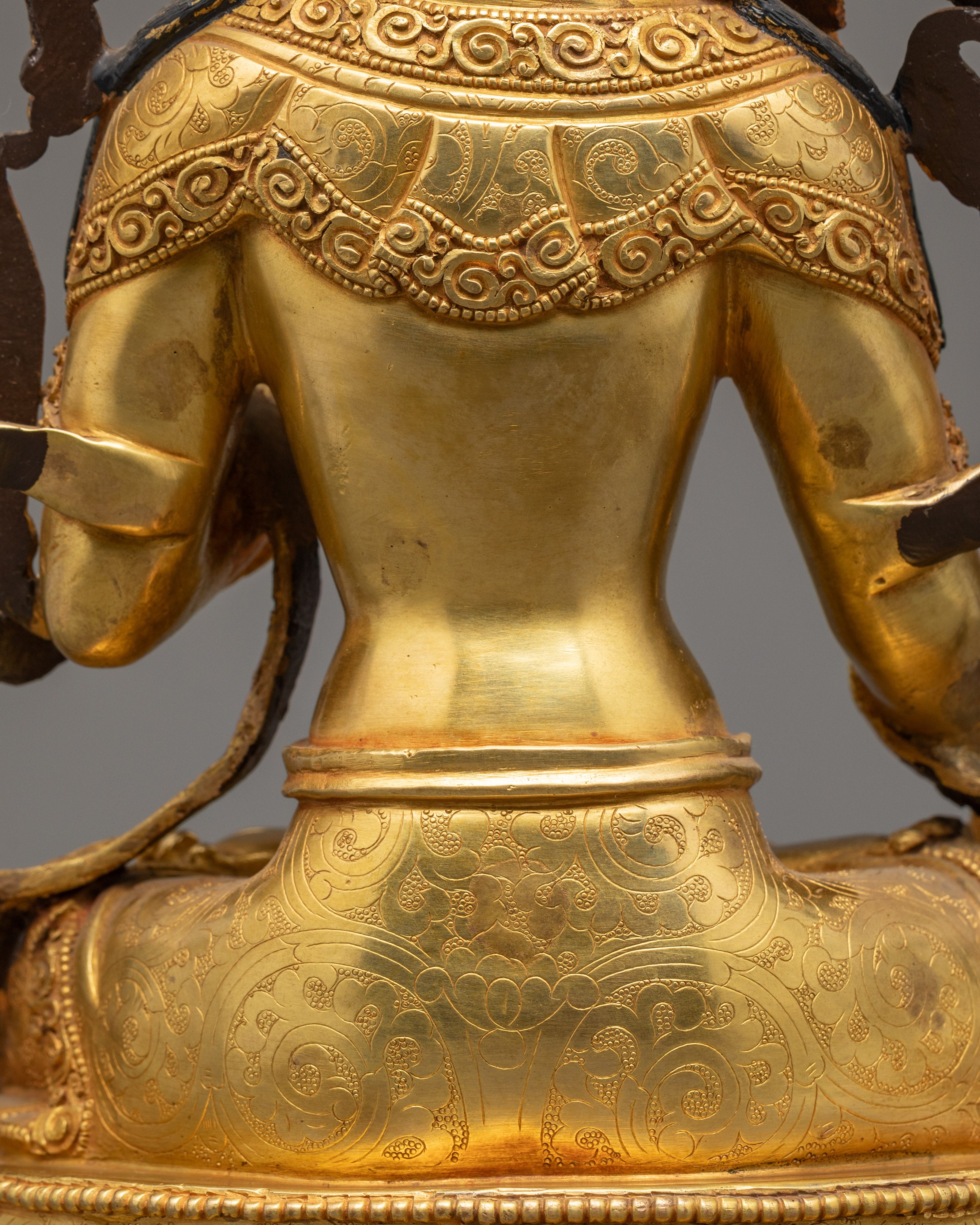 Authentic Nepali White Tara Statue | Sacred Feminine Deity