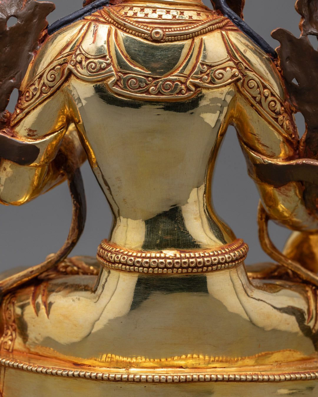 Buddhist Hand-carved White Tara Sculpture