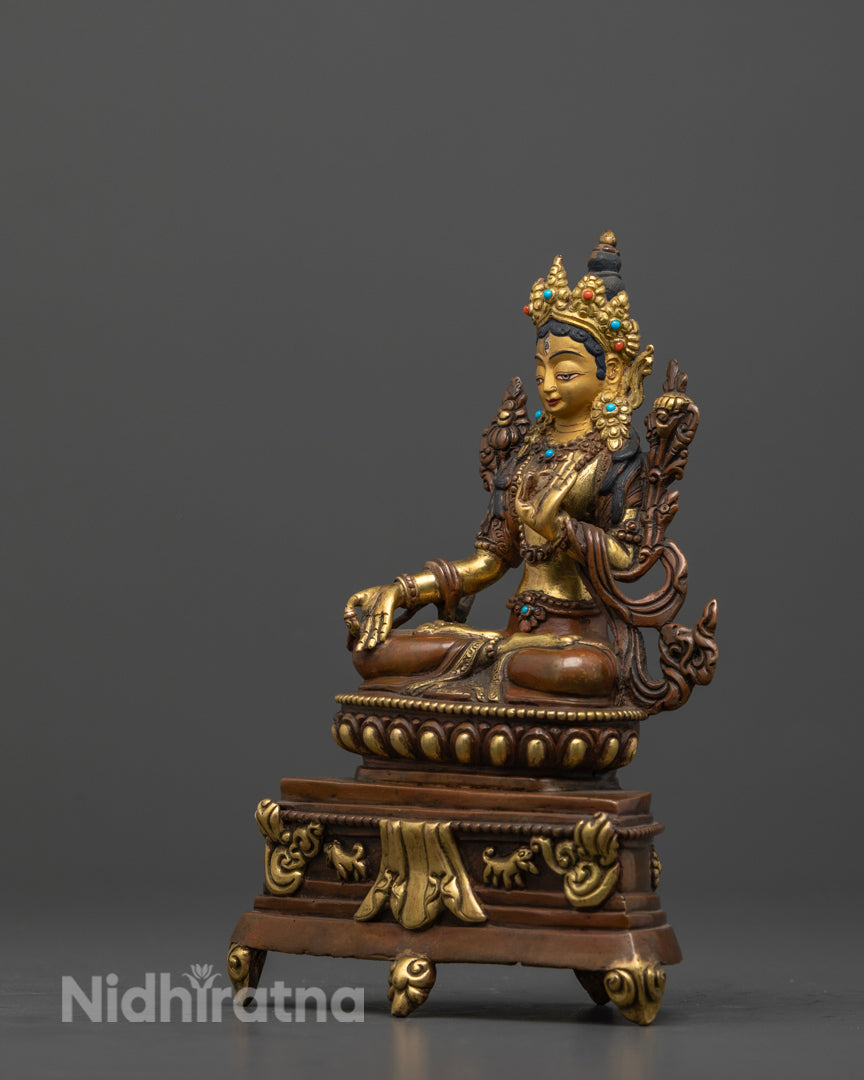 Divine White Tara Statue | Exquisite Handcrafted Buddhist Art