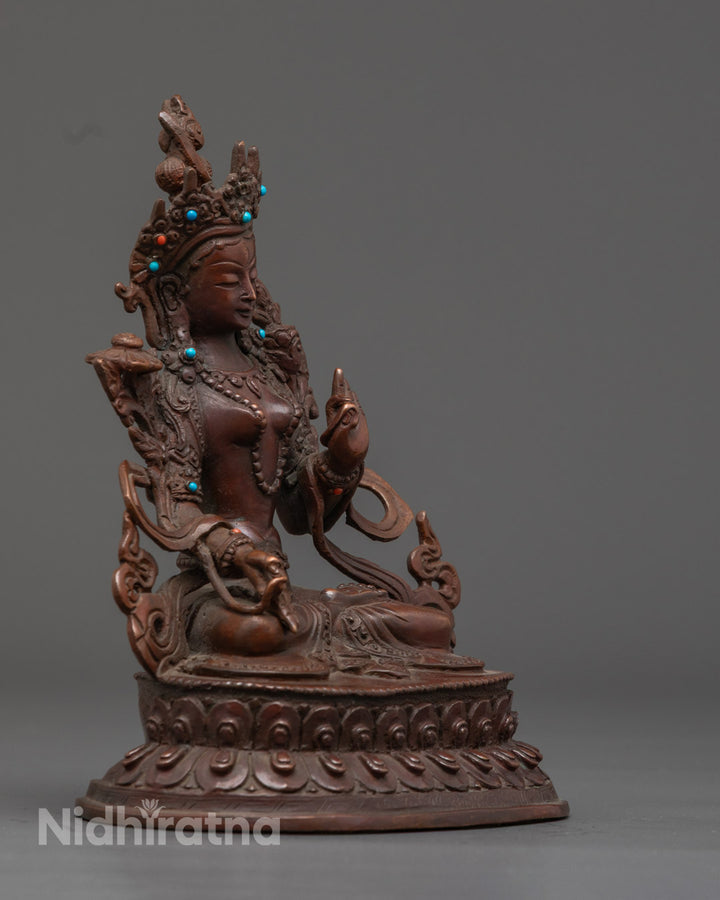 Long Life Deity White Tara Statue