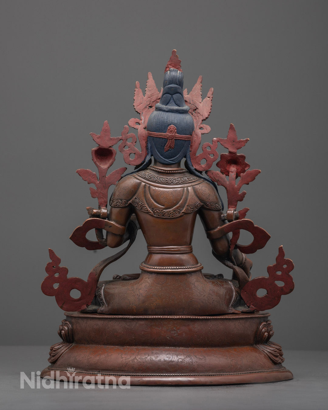 Nepalese White Tara Statue | Handcrafted Vajrayana Bodhisattva