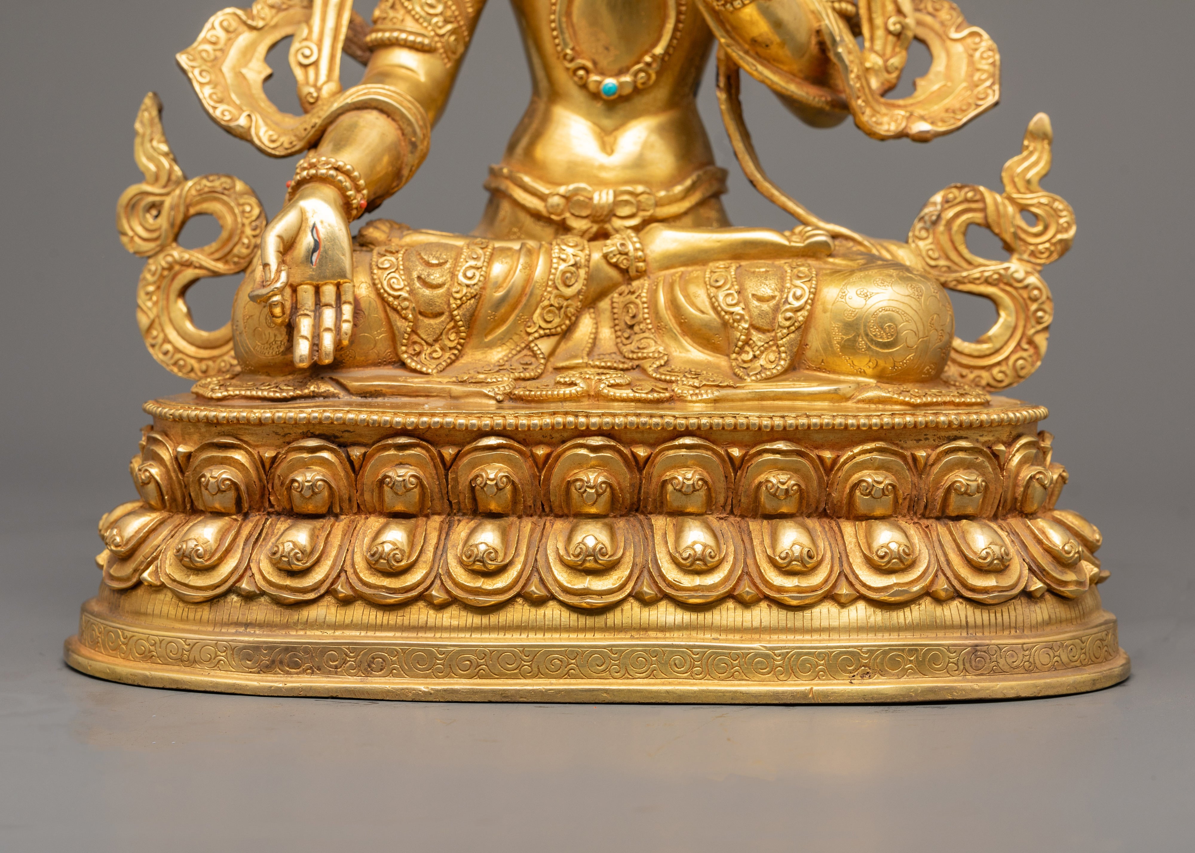 Authentic Nepali White Tara Statue | Sacred Feminine Deity