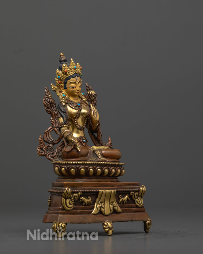 Divine White Tara Statue | Exquisite Handcrafted Buddhist Art