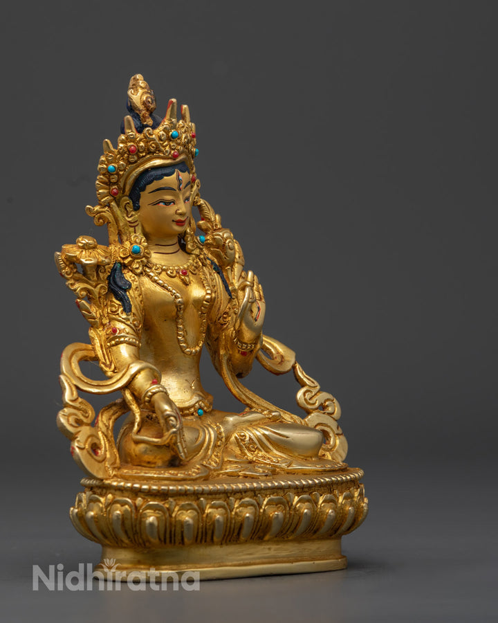 White Tara Statue  | Buddhist Tibetan Art Work