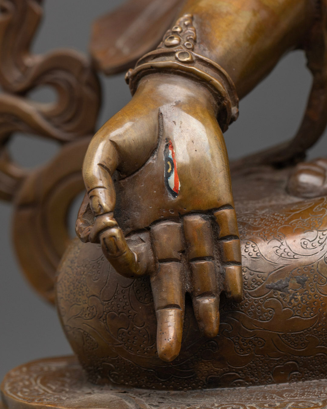 Oxidized White Tara Statue | Handmade Spiritual Goddess Statue