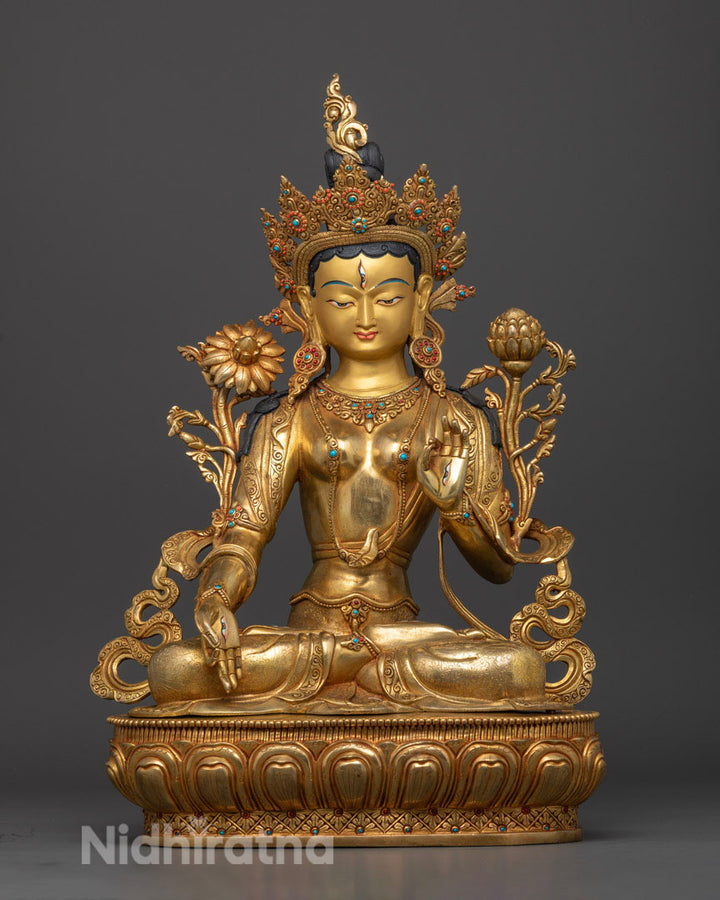 White Tara Goddess Statue for Sale