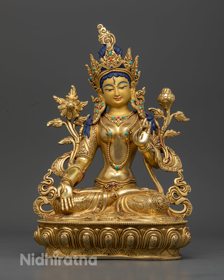 White Tara Statue | Handmade Spiritual Art