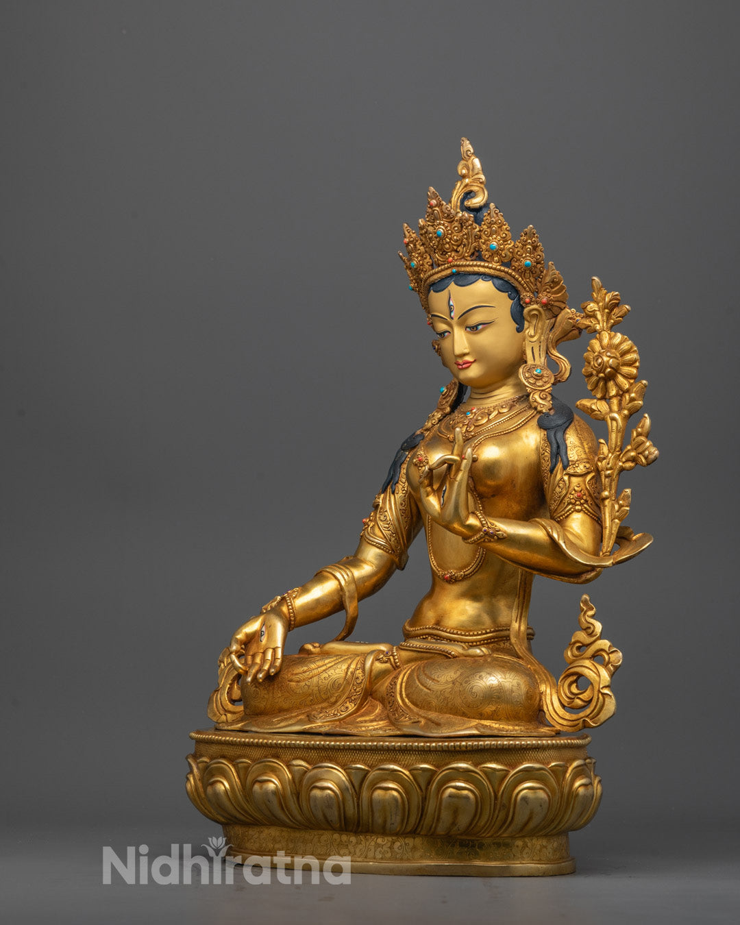 Buy White Tara Statue from Nepal | Goddess of Longevity