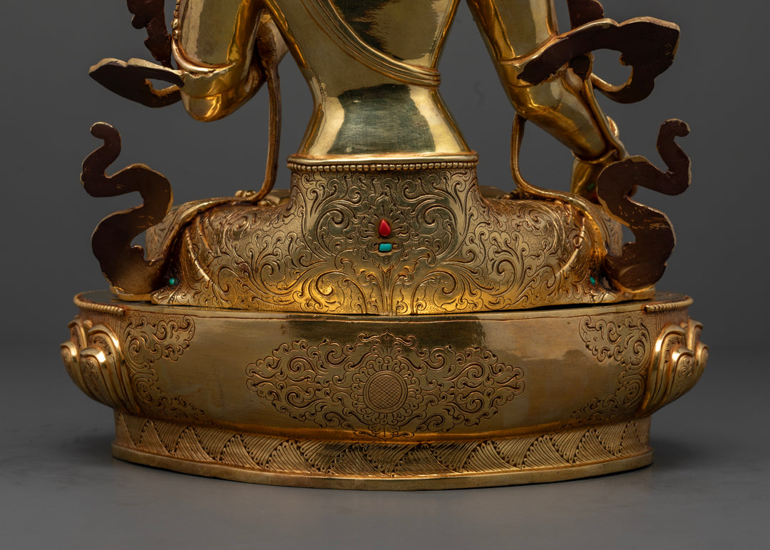 Discover Tranquility: White Tara Statue Artwork Collection