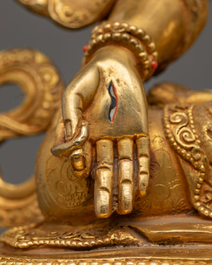 Authentic Nepali White Tara Statue | Sacred Feminine Deity