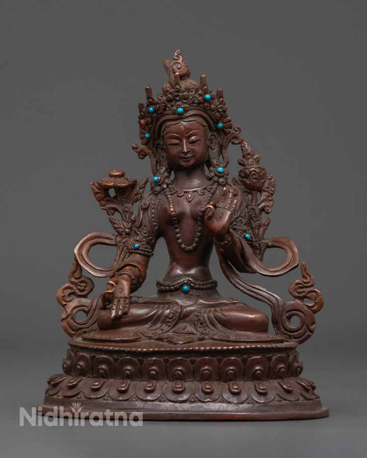 Long Life Deity White Tara Statue