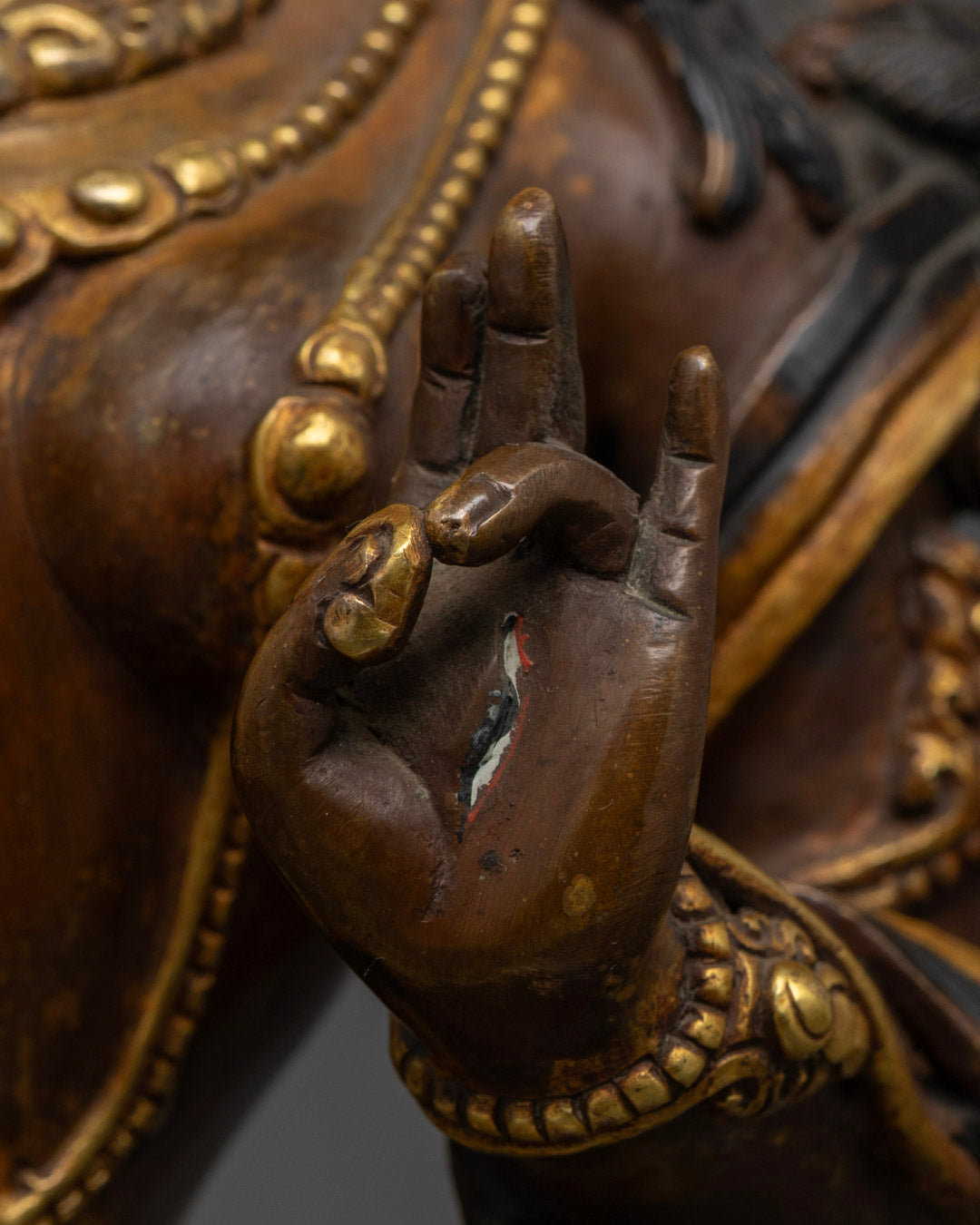 Oxidized White Tara Statue | Himalayan Buddhist Art